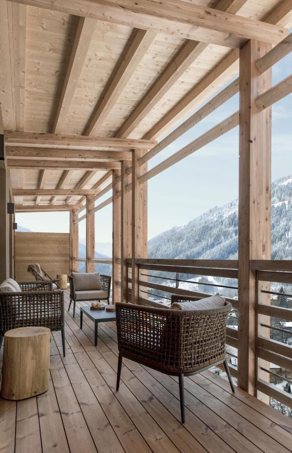 Lefay Resort & Spa Dolomiti Pinzolo Esterno foto Terrace at the Hotel
